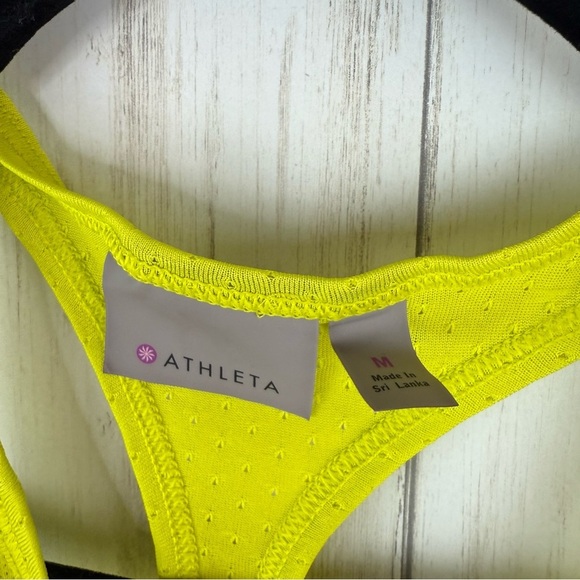Athleta lime green yellow tank Medium - Picture 3 of 6